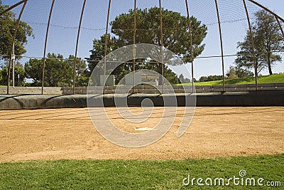 Home plate Stock Photo