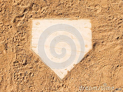 Home plate Stock Photo