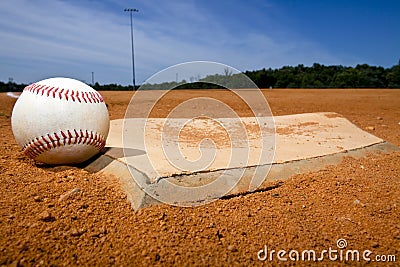 Home plate Stock Photo