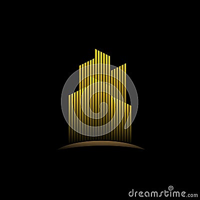 Home real estate logo icon design vector. Abstract build logo design template Stock Photo