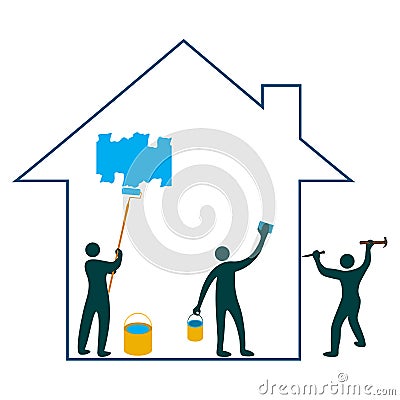 Home renovation Vector Illustration