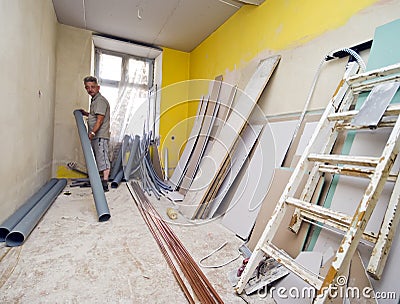 Home renovation Stock Photo