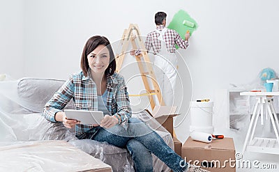 Home renovation Stock Photo