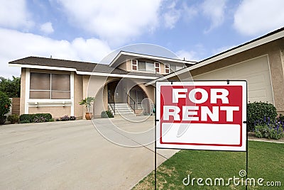 Home for rent Stock Photo