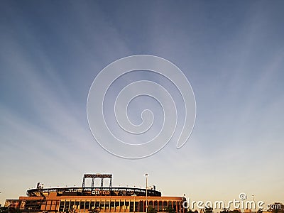 The home run comes from the sky Editorial Stock Photo