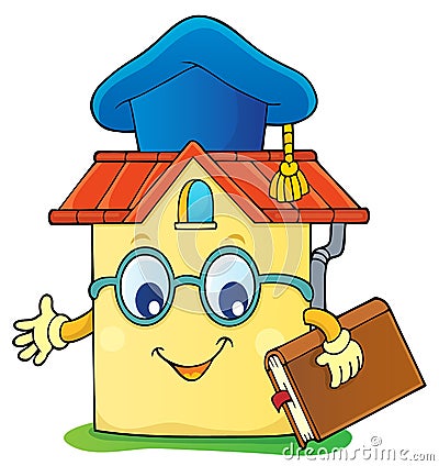 Home schooling theme image 4 Vector Illustration