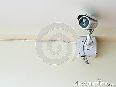 Home security camera Stock Photo