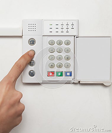 Home security Stock Photo