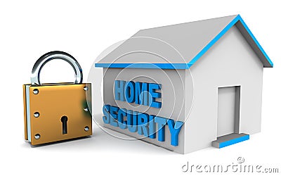 Home security system Stock Photo