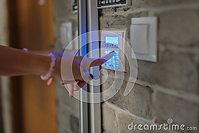 Home security system Stock Photo