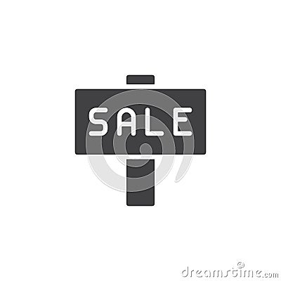 Home selling vector icon Vector Illustration