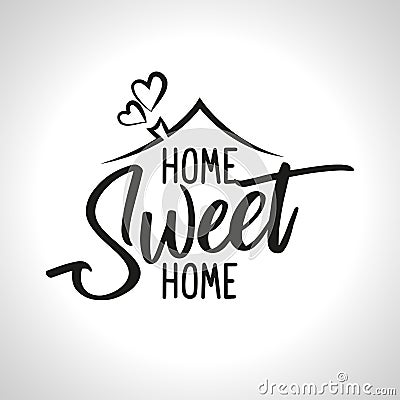 Home Sweet Home Vector Illustration