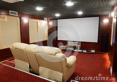 Home theater Stock Photo