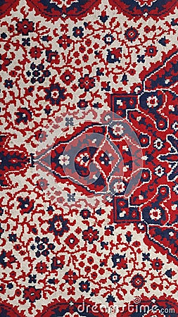 Home ukrainen retro carpet Stock Photo