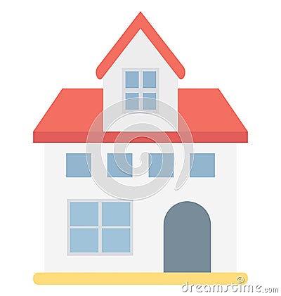 Print Home Vector Icon Which can easily modify or edit Vector Illustration