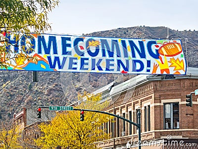 Homecoming Weekend Stock Photo