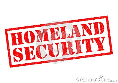 HOMELAND SECURITY Stock Photo