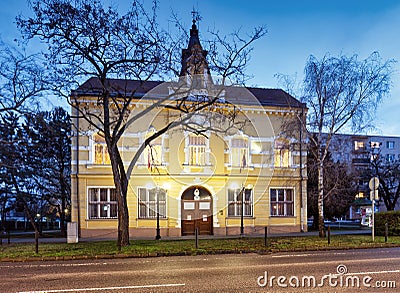 Homeland Studies Museum in Galanta, Slovakia Editorial Stock Photo