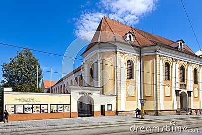 Homeland studies museum, Republic Square, Olomouc, Czech Republic Editorial Stock Photo