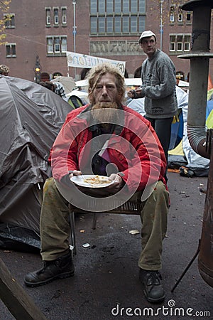 Homeless person Editorial Stock Photo