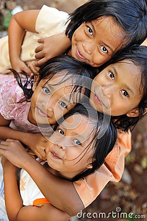 Homeless Poverty Children Stock Photo