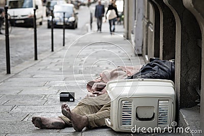 Homeless Stock Photo