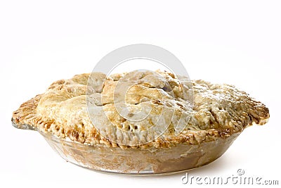 Homemade Apple Pie Stock Photo