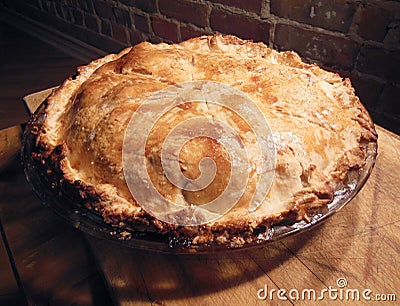 Homemade apple pie Stock Photo