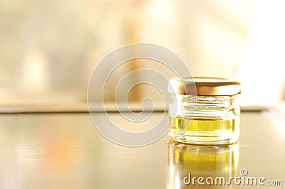 Homemade aromatic oil Stock Photo