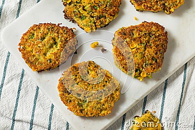 Homemade Cheese and Corn Arepas Stock Photo