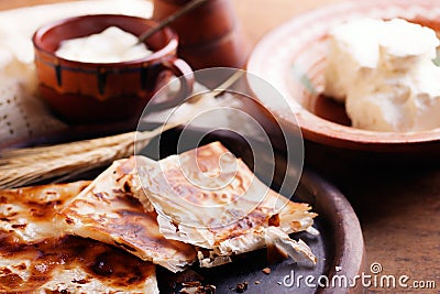 Homemade cheese pastry Stock Photo