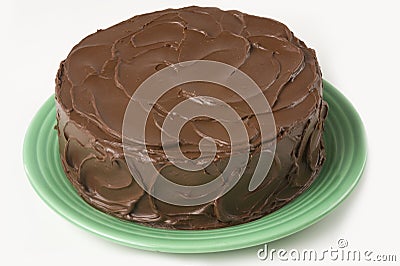 Homemade Chocolate Cake Stock Photo