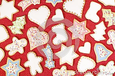 Christmas gingerbread cookies Stock Photo