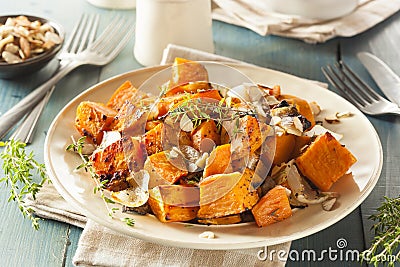 Homemade Cooked Sweet Potato Stock Photo