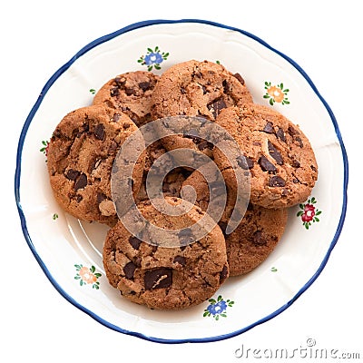 Homemade cookies on a plate Stock Photo