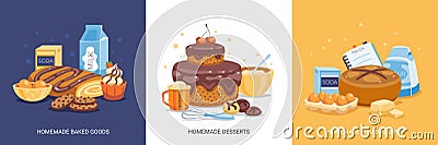Homemade Cooking Design Concept Vector Illustration