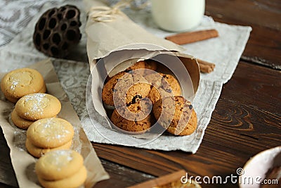 Homemade craft cookies Stock Photo
