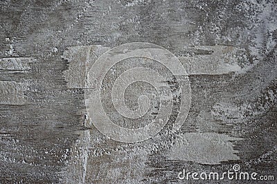 Homemade flour dough powder on wooden tabletop. Preparing for making leavened-food or baking ingredients, pizza, bread. Stock Photo