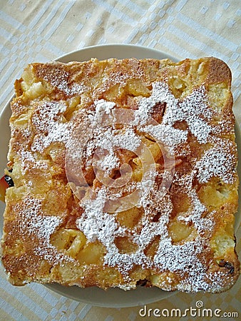 A homemade multi fruits cake closeup pic Stock Photo