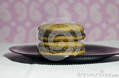 Homemade honey cookies Stock Photo