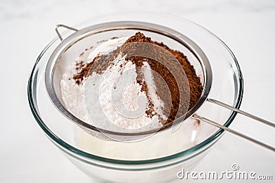 Homemade hot chocolate mix Stock Photo