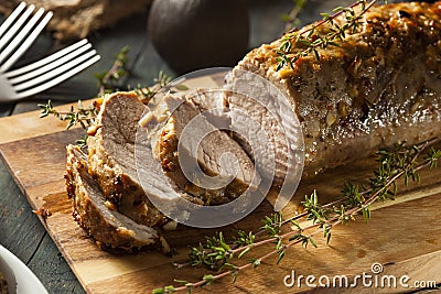 Homemade Hot Pork Tenderloin Stock Photo