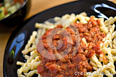 Homemade Italian Meal Stock Photo