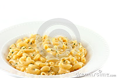 Homemade Macaroni And Cheese Stock Photo