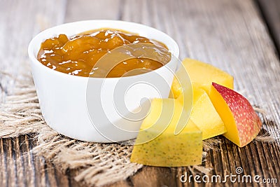 Homemade Mango Jam Stock Photo