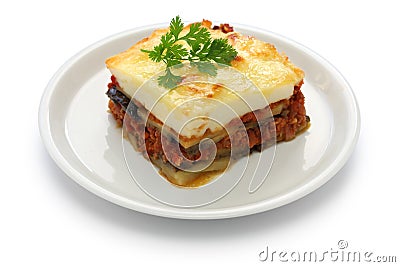 Homemade moussaka Stock Photo