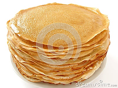 Homemade pancakes Stock Photo