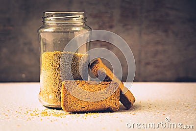 Homemade Rusks Stock Photo