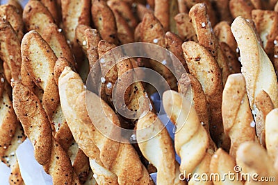 homemade salt sticks Stock Photo