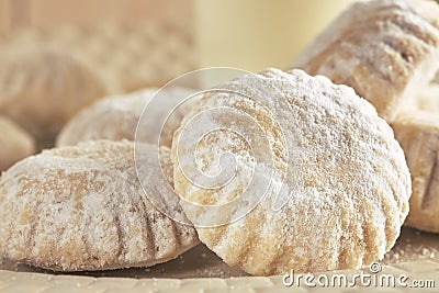 Homemade shortbread cookies Stock Photo